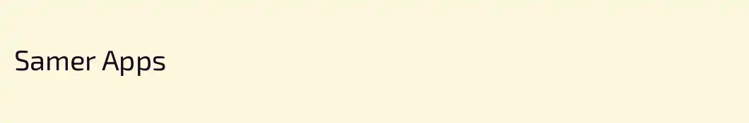 Samer Apps